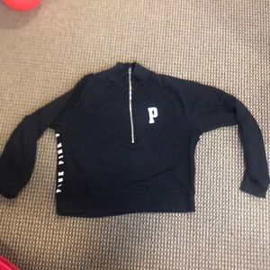 Pink vs quarter zip hoodie